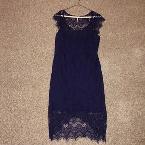 Free People Peek Aboo Lace Dress